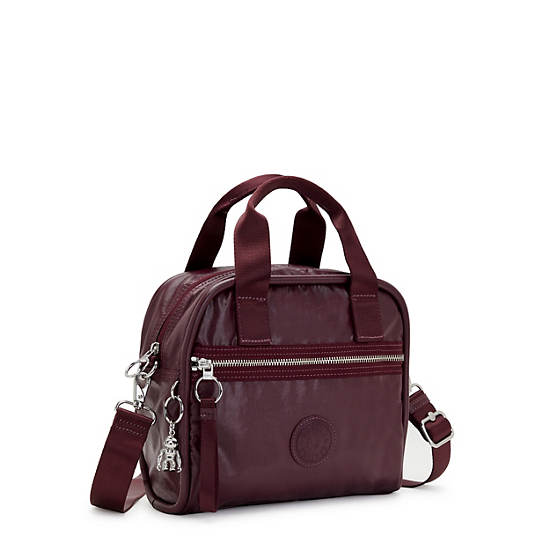 Kipling Hadya Metallic Válltáskák Bordó | HU 1415DF